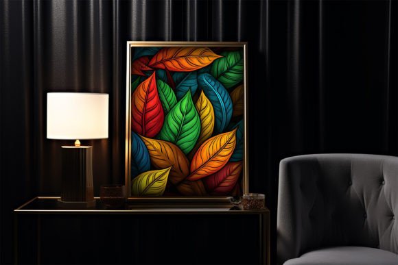 Download Dark Interior Picture Frame Mockup - Dark interior Collection