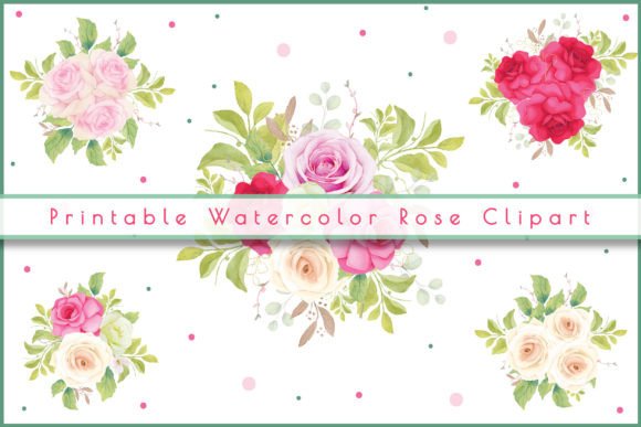 Download Printable Watercolor Rose Clipart, PNG - Premium Resources