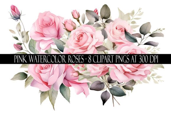 Download Pink Watercolor Rose Clipart - Watercolor rose clipart Collection