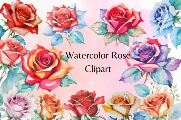 Download Watercolor Rose Clipart - Premium Resources